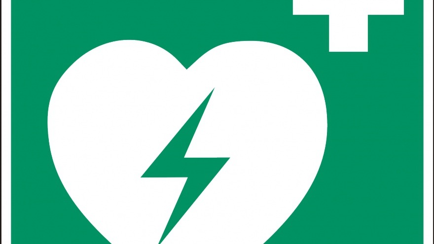 Kennzeichen für Standorte, die über einen AED verfügen Kennzeichen für Standorte, die über einen AED verfügen